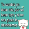 Te cambio un Gina 07043+ beso mio, por un beso tuyo y si no nos gusta lo devolvemos