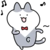 Gentle Tuxedo Cat by Jelly 9