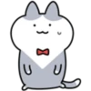 Gentle Tuxedo Cat by Jelly 24