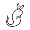 rabbit with beautiful 10