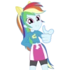Rainbow Dash EG 18