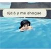 ojalá y me ahogue