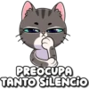 PREOCUPA
TANTO SILENCIO