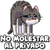 Markemann
NO MOLESTAR
AL PRIVADO