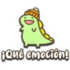 Kawaii dino en invierno 11