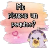 Me
piensas un
pequito?
Elorena
