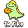 Kawaii dino en invierno 17