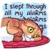 I slept through
All my alARMs
LARMS