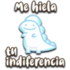 Kawaii dino en invierno 25