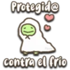 Kawaii dino en invierno 28