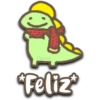 Kawaii dino en invierno 30