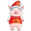 Cerdito Navideño 6