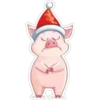 Cerdito Navideño 12
