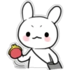 Pink Cheek Rabbit Sticker 6