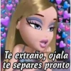 Te extraño, ojala
te separes pronto