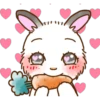 cute rabbit emoji 10