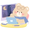 C
B