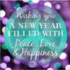 Wishing you
A NEW YEAR
FILLED WITH
Peace, Love
& Happiness
Pea Flash
