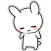 Pink Cheek Rabbit Sticker 12