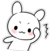 Pink Cheek Rabbit Sticker 2 12