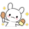 Pink Cheek Rabbit Sticker 2 14