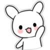 Pink Cheek Rabbit Sticker 2 17
