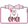 Rabbit Kaomoji  (Melissa) 30