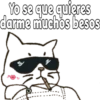 Yo se que quieres
darme muchos besos
4
