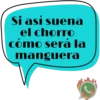 Si así suena el chorro cómo será la manguera J