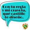 Con tu regla y mi crayola, qué castillo te diseño.