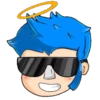 Emoji de cabelo azul 6