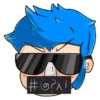 Emoji de cabelo azul 15