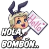 @Jeja Hello HOLA BOMBON..