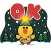 Starbucks × LINE FRIENDS Holiday Sticker 5