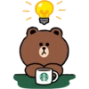 Starbucks × LINE FRIENDS Holiday Sticker 6