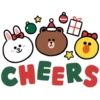 Starbucks × LINE FRIENDS Holiday Sticker 7