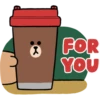 Starbucks × LINE FRIENDS Holiday Sticker 11