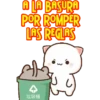 A LA BASURA
POR ROMPER
LAS REGLAS
垃圾桶