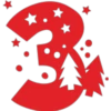 Numeros Mickey Navideño 10