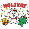 Starbucks × LINE FRIENDS Holiday Sticker 16