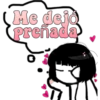 Me dejó
Preñada