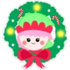 Christmas Green & Rabbit  (C) 20