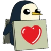 Pingüino con Letrero 1 25