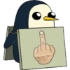 Pingüino con Letrero 1 28