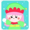 Christmas Green & Rabbit  (C) 28