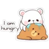I am
hungry