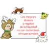 Los mejores
deseos
y regalos
de la Navidad
no son materiales,
sino personales.