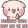 CUANDO DIGO
QUE NO ES NO