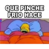 QUE PINCHE FRIO HACE
