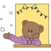 Couple Xmas Bear     (C) 6